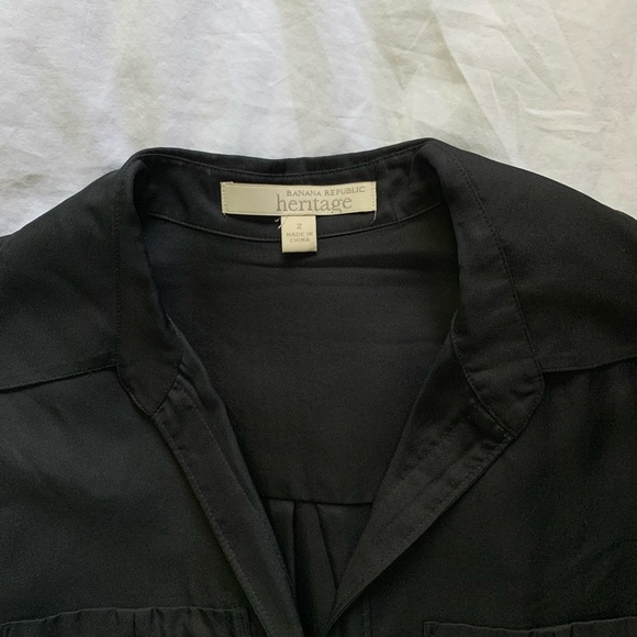 Silk Banana Republic Blouse (Size: 2) - Picture 6 of 6